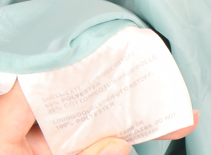 Four Seasons Women's Blue Trench Coat, Size 12