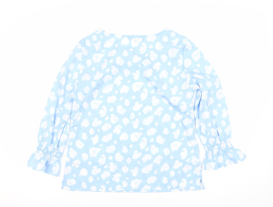 Womens UK Size S French Connection Blue Basic Blouse