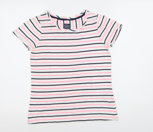Womens UK Size 2XS Joules Multicoloured Basic T-Shirt