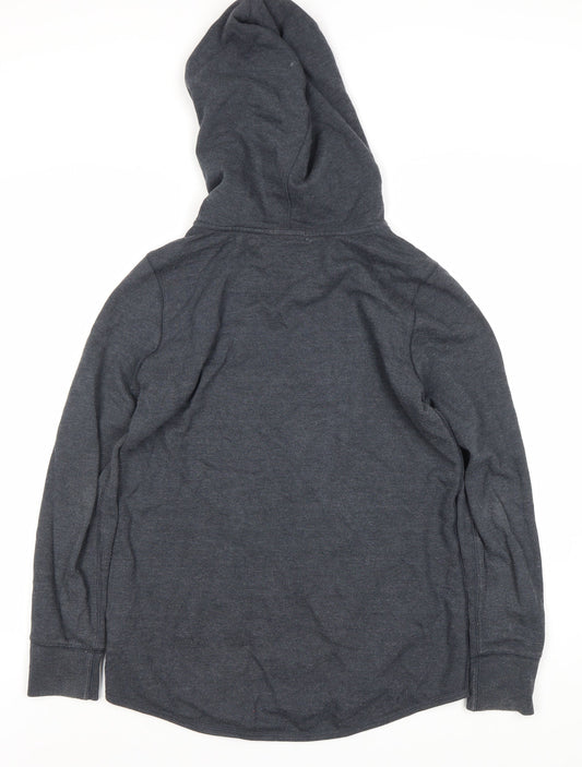 Womens UK Size S Gap Grey Full Zip Hoodie
