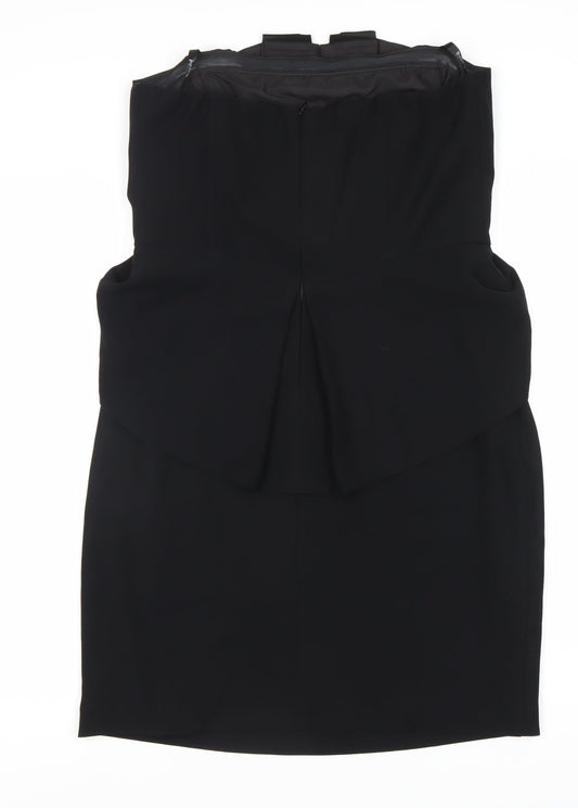 Joseph Ribkoff Women's Black Strapless Pencil Dress