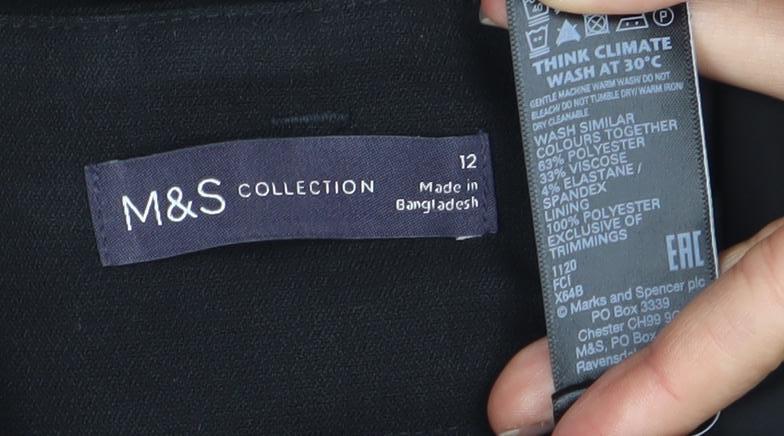 Marks and Spencer Black Women's Pencil Dress Size 12