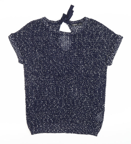 Womens UK Size 12 ESMARA Blue Pullover Jumper