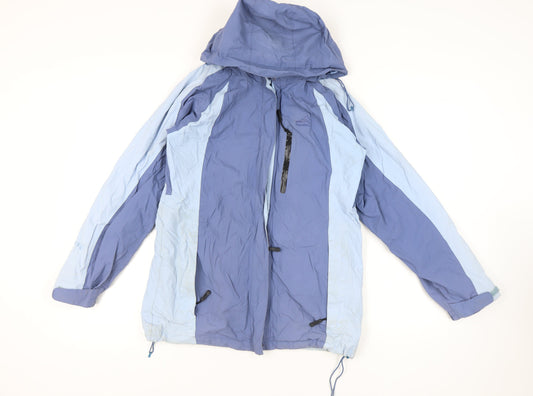Womens UK Size 12 Peter Storm Blue Rain Coat