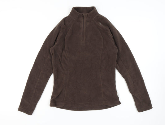 Womens UK Size S DECATHLON Brown Pullover Sweatshirt