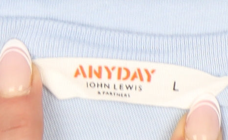 John Lewis Women's Blue Sleeveless Dress, L