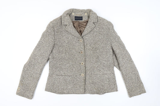 Womens UK Size 14 Alexon Regular Beige Blazer