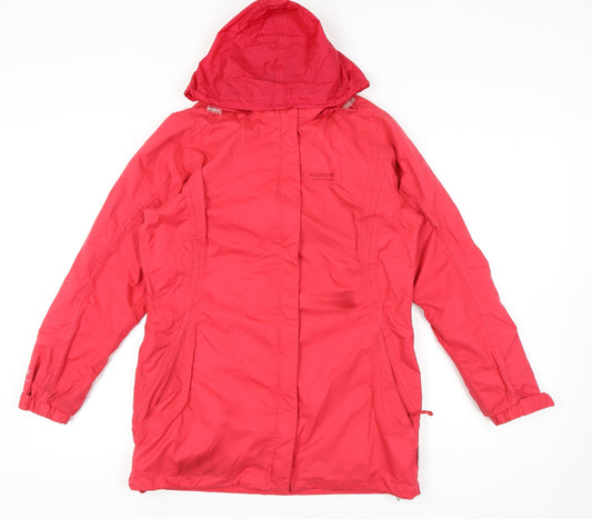 Womens UK Size 10 Regatta Red Rain Coat
