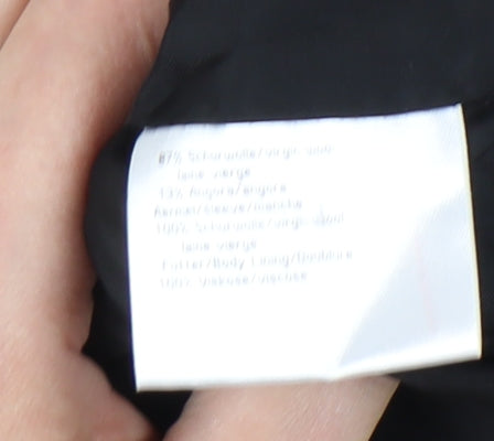 Basler Women's Black Houndstooth Blazer Size 12