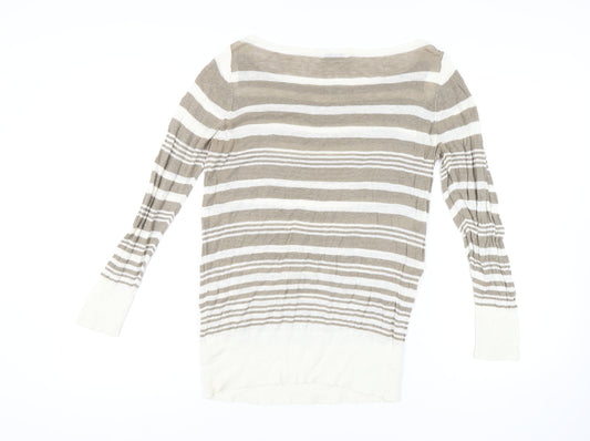 Womens UK Size 16 Marks and Spencer Brown Pullover Jumper