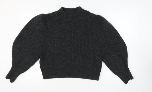 Womens UK Size M Topshop Black Pullover Jumper