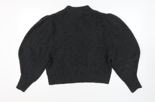 Womens UK Size M Topshop Black Pullover Jumper
