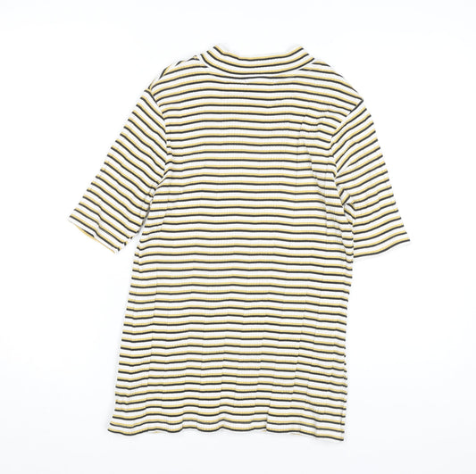 Womens UK Size 16 Marks and Spencer Multicoloured Basic T-Shirt