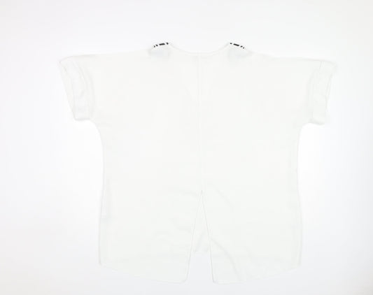 Womens UK Size 18 River Island White Basic Blouse