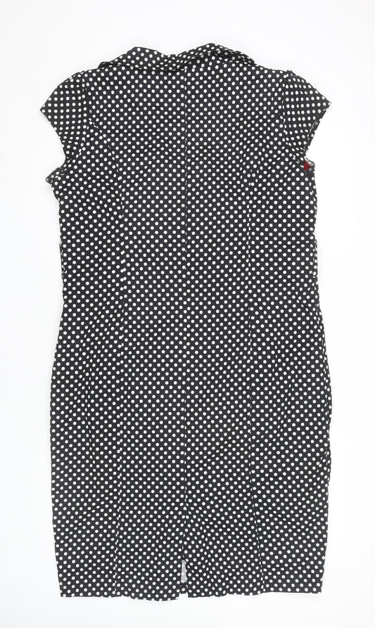 Lindy Bop Polka Dot Dress Black Size 22 Women