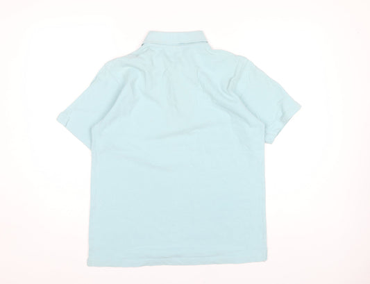 Cotton Traders Men's Blue Polo Shirt, S, Casual Style