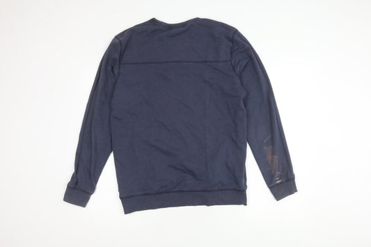 Mens UK Size M FatFace Blue Pullover Sweatshirt
