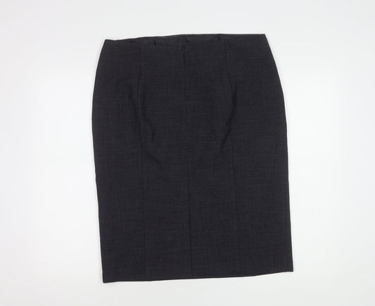 Next Women's Black Pencil Skirt, Size 16