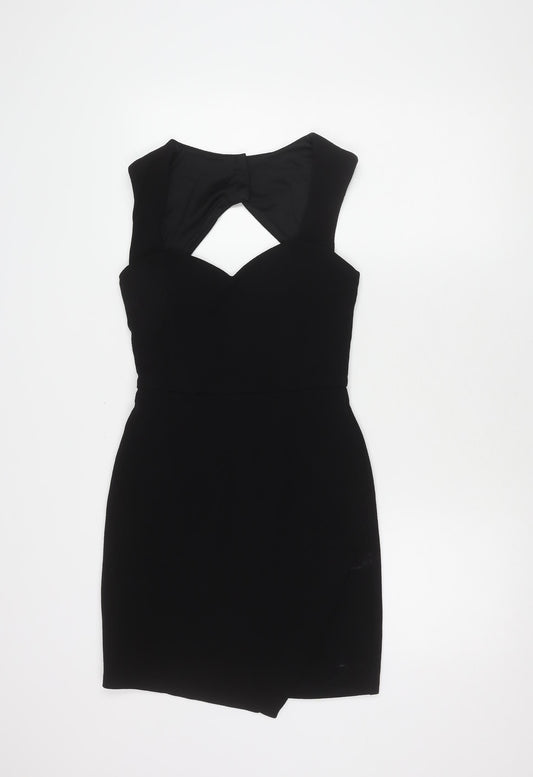 Guess Black Sleeveless Bodycon Dress - Women's S