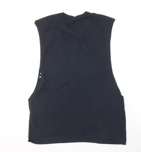 The Rolling Stones Men's Black Graphic Sleeveless T-Shirt S