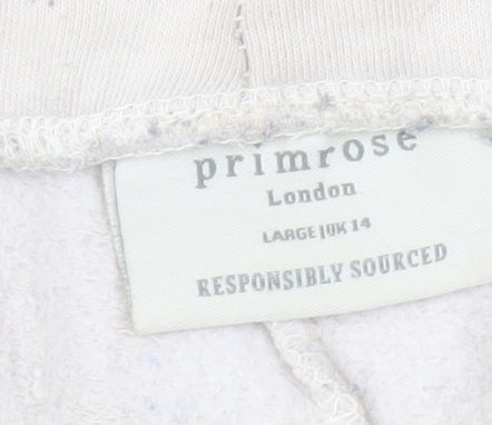 Primrose London Men's White Jogger Trousers L