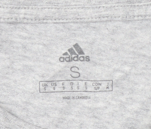 Mens UK Size S adidas Grey T-Shirt