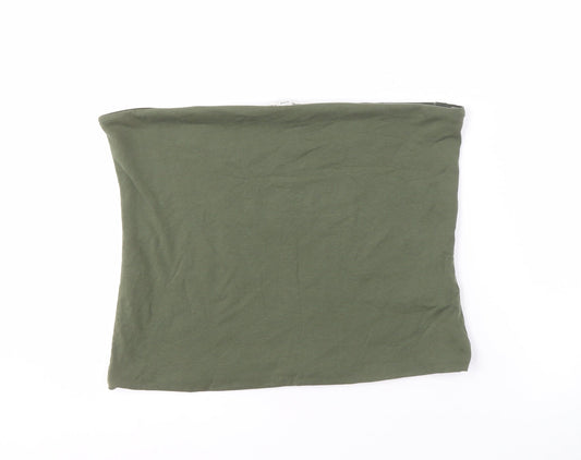 Additional front view of Marks & Spencer Women's Green Tube Top L - Casual Wear