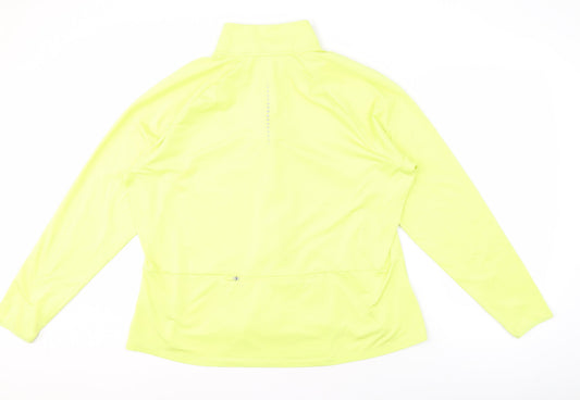 Marks and Spencer Women's Yellow Windbreaker Size 42