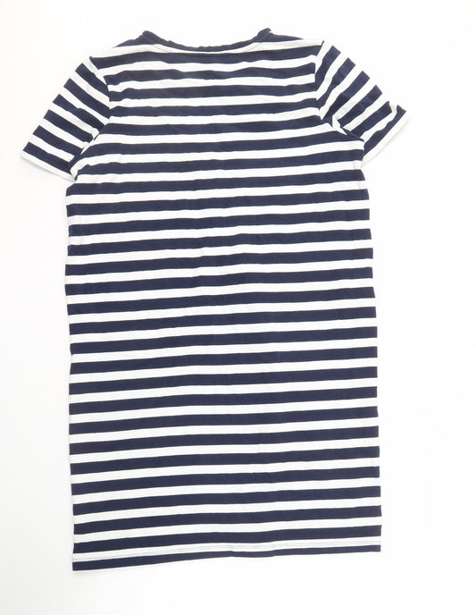 Joules Women's Blue Striped Dress Size 14