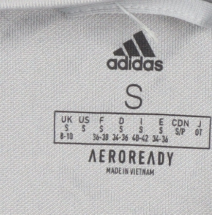 Adidas Men's Grey Track Jacket S, Slim Fit, Breathable