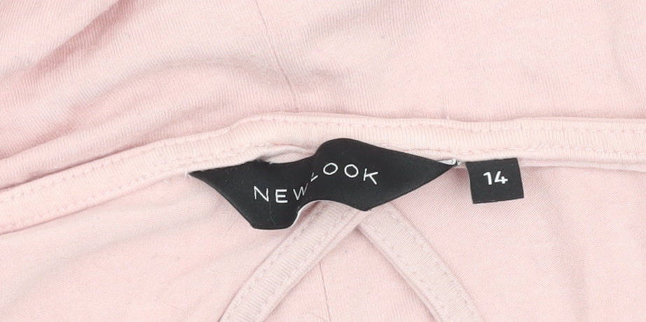 New Look Women's Pink Lace Tank Top Size 14