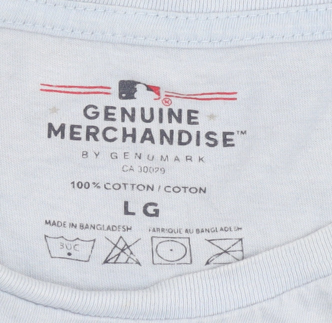 Mens UK Size L Genuine Merchandise Blue T-Shirt