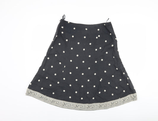 GAP Women's Black A-Line Knee Length Skirt, Size 6