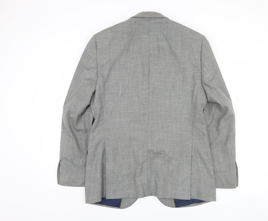 Mens UK Size 38 Marks and Spencer Regular Grey Suit Jacket