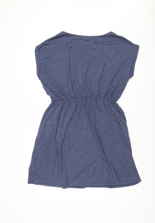 Dorothy Perkins Women's Blue T-Shirt Dress, Size 14