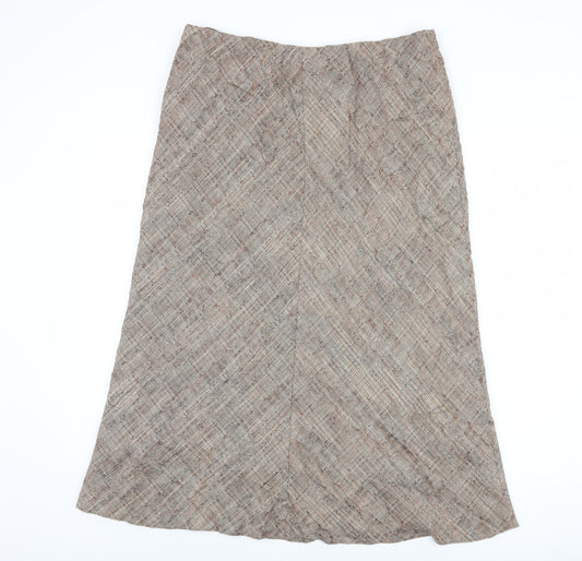 Marks and Spencer Women’s Brown Midi Skirt, Size 16