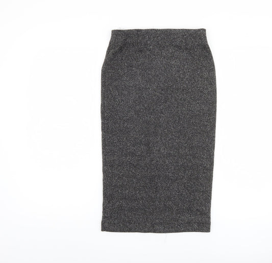 Next Women's Black Midi Pencil Skirt Size 6