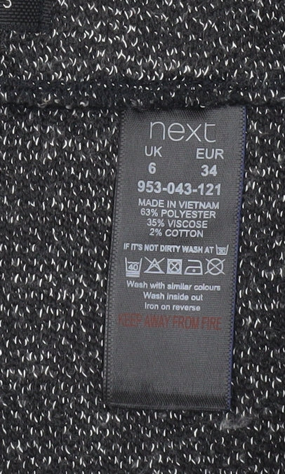 Next Women's Black Midi Pencil Skirt Size 6