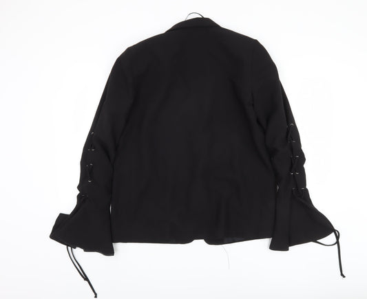 Topshop Women's Black Suit Jacket Size 12