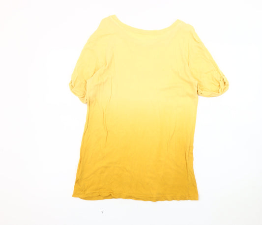 Vans Yellow Logo Men's M Short Sleeve T-Shirt
