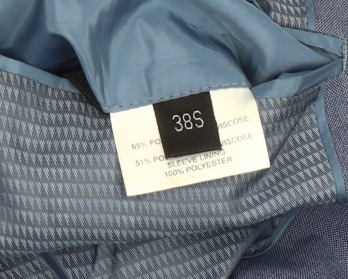 Mens UK Size 38 Ventura Regular Blue Suit Jacket