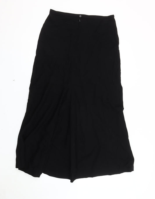 East Women's Black Long Skirt Size 12