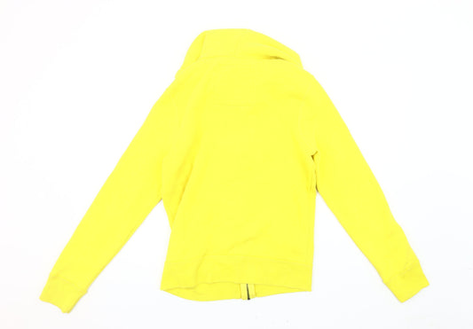 Unisex Adults UK Size S Hollister Yellow Basic Jacket