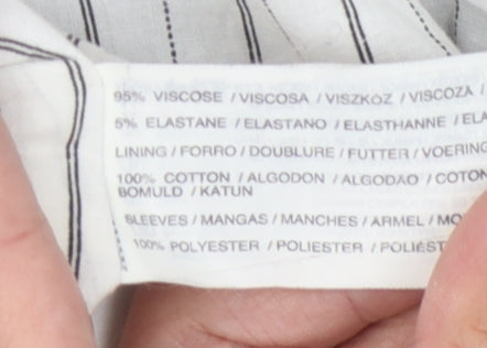 Mango Women Grey XS Classic Blazer