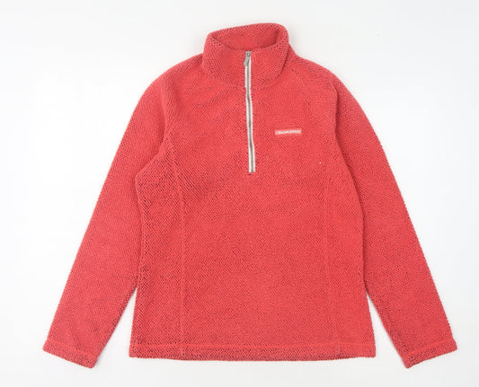 Womens UK Size 10 Craghoppers Red Pullover Hoodie
