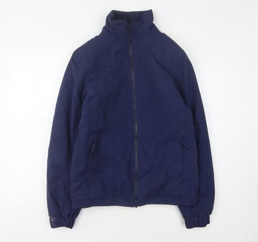 Womens UK Size S Crane Blue Basic Jacket