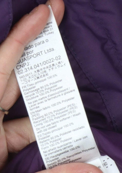 Womens UK Size S Quechua Purple Basic Jacket