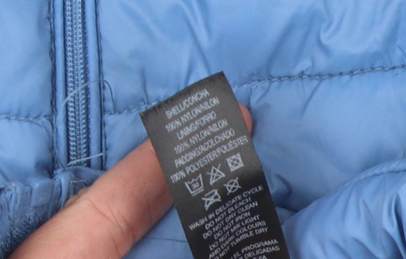 Womens UK Size S Dunnes Stores Blue Puffer Jacket