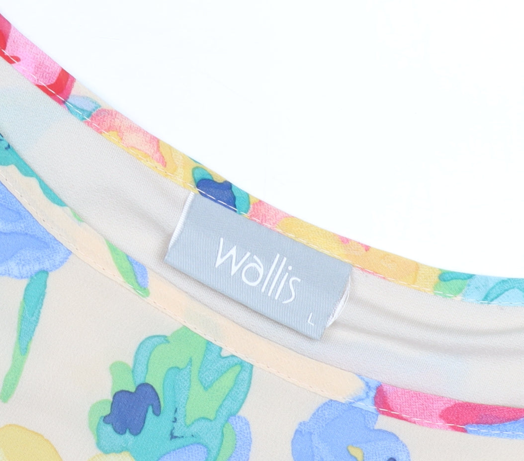Wallis Women's Multicoloured Floral Blouse L