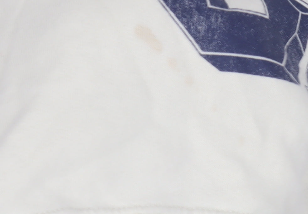 Hollister Women's White Collared Sweatshirt M